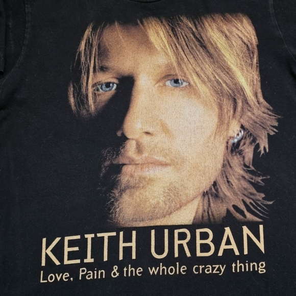 Keith Urban World Tour 2007 Short Sleeve Graphic TShirt Size S - Picture 9 of 9